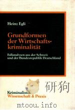 grundformen der wirtschaftskriminalit?t 1985 PDF电子版封面 Heinz Egli