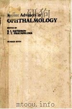RECENT ADVANCES IM OPHTHALMOLOGY NUMBER SEVEN 1985 PDF电子版封面 0443031037