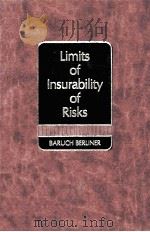 Limits of insurability of risks 1982 PDF电子版封面 0135367891