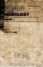 Current neurology;V.7. PDF电子版封面 0815102305 S.H.Appel