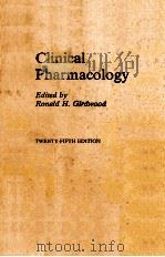 CLINICAL PHARMACOLOGY TWENTY-FIFTH EDITION（1984 PDF版）
