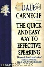 The quick and easy way to effective speaking 1962 PDF电子版封面 0749305770 by Dale Carnegie ; a revision