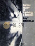 TEACHING HISTORY OF PSYCHOLOGY 1981 PDF电子版封面 0126330654
