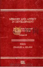 MEMORY AND AFFECT IN DEVELOPMENT（1993 PDF版）