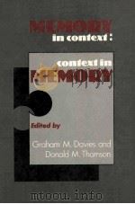 MEMORY IN CONTEXT（1988 PDF版）