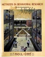 METHODS IN BEHAVIORAL RESEARCH  SEVENTH EDITION（1977 PDF版）