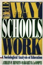 THE WAY SCHOOLS WORK:A SOCIOLOGICAL ANALYSIS OF EDUCATION（1990 PDF版）