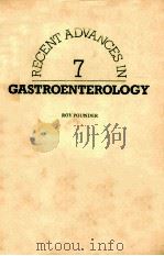RECENT ADVANCES IN GASTROENTEROLOGY NUMBER 7（1988 PDF版）