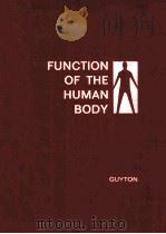 FUNCTION ON THE HUMAN BODY  THIRD EDITION（1969 PDF版）