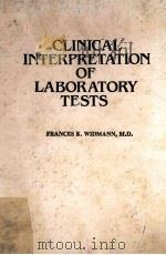 CLINICAL INTERPRETATION OF LABORATORY TESTS（1984 PDF版）