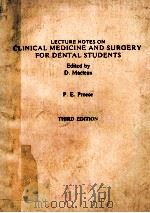 LECTURE NOTES ON CLINICAL MEDICINE AND SURGERY FOR DENTAL STUDENTS  THIRD EDITION（1986 PDF版）