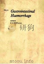 GASTROINTESTINAL HAEMORRHAGE  VOLUME 2（1986 PDF版）