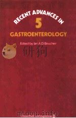 RECENT DAVANCES IN GASTROENTEROLOGY NUMBER 5（1983 PDF版）