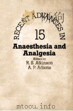 Recent advances in anasthesia and analgesia 15（ PDF版）