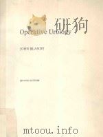 OPERATIVE UROLOGY  SECOND EDITION（1986 PDF版）