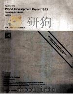 WORLD DEVELOPMENT REPORT 1993  INVESTING IN HEALTH（1993 PDF版）