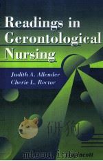 READINGS IN GERONTOLOGICAL NURSING（1998 PDF版）