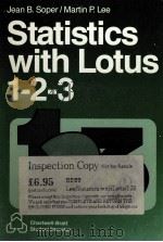 STATISTICS WITH LOTUS 1-2-3（1987 PDF版）