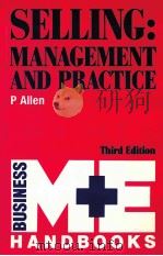 SELLING:MANAGEMENT AND PRACTICE THIRD EDITION（1979 PDF版）