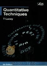 QUANTITIATIVE TECHNIQUES 5TH EDITION（1996 PDF版）