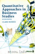 QUANTITATIVE APPROACHES IN BUSINESS STUDIES SECOND EDITION（1991 PDF版）