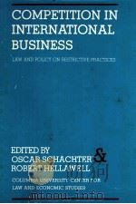 COMPETITION IN INTERNATIOAL BUSINESS 1981 PDF电子版封面 0231052200