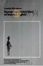 EUROPEAN PROTECTION OF HUMAN RIGHTS（1980 PDF版）
