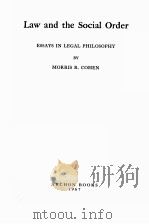 Law and the social order 1933 PDF电子版封面