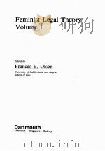 FEMINIST LEGAL THEORY VOLUME I（1995 PDF版）