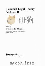 EEMINIST LEAL THEORY COLUME II   1995  PDF电子版封面  1855211548   