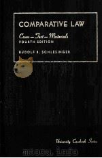 COMPARATIVE LAW CASES-TEXT-MATERIALS FOURTH EDITION（1980 PDF版）