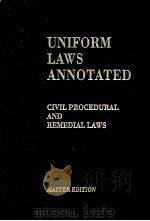 UNIFORM LAWS ANNOTATED VOLUME 12 1996 PDF电子版封面