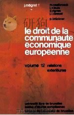 LE DROIT DE LA COMMUNAUTE ECONOMIQUE EUROPEENNE  12（1980 PDF版）