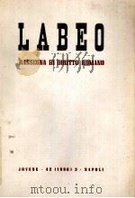 LABEO RASSEGNA DI DIRITTO ROMANO  3（1996 PDF版）