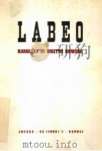 LABEO RASSEGNA DI DIRITTO ROMANO  1（1996 PDF版）