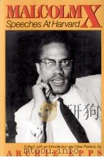 MALCOLM X:SPEECHES AT HARVARD（1991 PDF版）