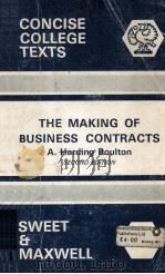 THE MAKING OF BUSINESS CONTRACTS  SECOND EDITION（1972 PDF版）