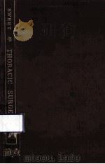 THORACIC SURGERY 1951 PDF电子版封面