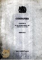 LAWS OF HONG KONG COMPANIES ORDINANCE CHAPTER 32 1984 PDF电子版封面 REVISED EDITION