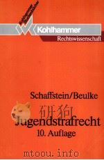 JUGENDSTRAFRECHT  EINE SYSTEMATISCHE DARSTELLUNG（1966 PDF版）