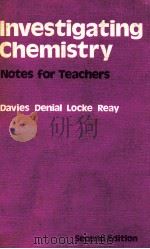 INVESTIGATING CHEMISTRY  SECOND EDITION（1981 PDF版）