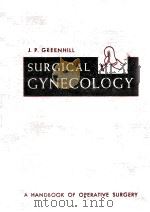 SURGICAL GYNECOLOGY（1953 PDF版）
