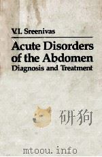 Acute disorders of the abdomen:diagnosis and treatment（1980 PDF版）