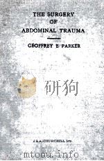 THE SURGERY OF ABDOMINAL TRAUMA（1944 PDF版）