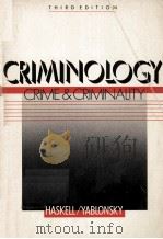 CRIMINOLOGY:CRIME AND CRIMINALITY  THIRD EDITION（1983 PDF版）