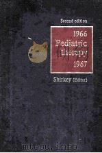 PEDIATRIC THERAPY  SECOND EDITION（1966 PDF版）