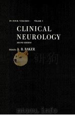 CLINICAL NEUROLOGY  VOLUME 3  SECOND EDITION（1962 PDF版）