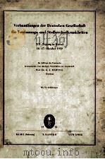 VERHANDLUNGEN DER DEUTSCHEN GESELLSCHAFT FUR VERDAUUNGS-UND STOFFWECHSELKRANKHEITEN（1961 PDF版）