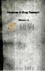 ADVANCES IN DRUG RESEARCH VOLUME 8-9（1974 PDF版）