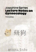LECTURE NOTES ON GYNAECOLOGY  THIRD EDITION（1975 PDF版）